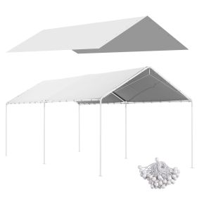 Cover Only !!!--10' x 20' Carport Replacement Top Canopy Cover