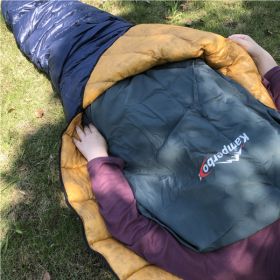 Kamperbox Camping Sleeping Bag Liner Sleeping Bag Hotel Sleeping Bag Ultralight Sleep Liner Sleeping Liner (Color: as picture)
